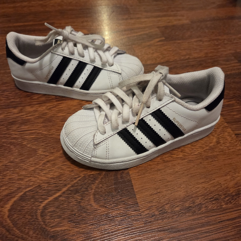 Adidas Superstar White And Black